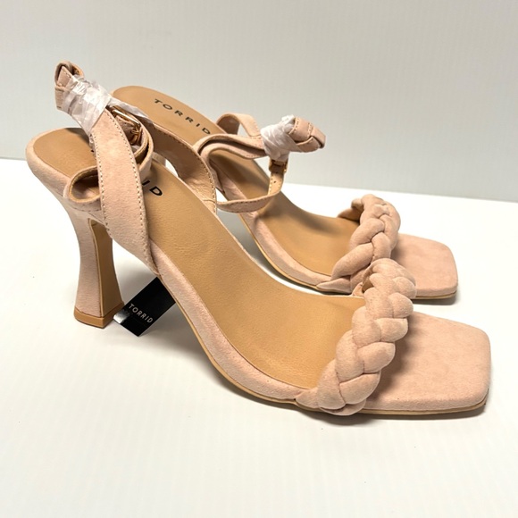 Torrid Blush Braided Sandal Size 8.5 - Picture 2 of 11